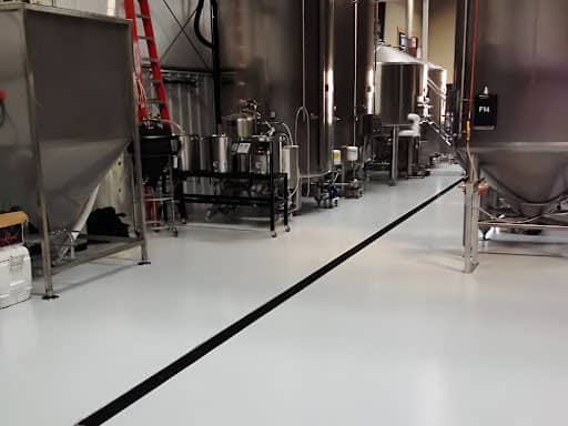 urethane concrete on brewery floor